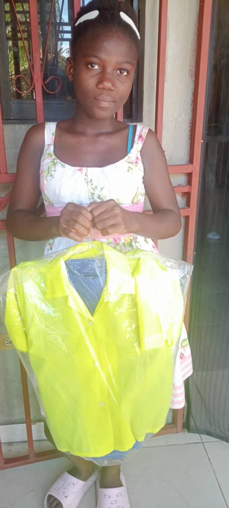 New school uniform — ready for class